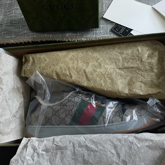 Mens Screener GG Supreme Canvas Sneakers - Picture 10 of 13